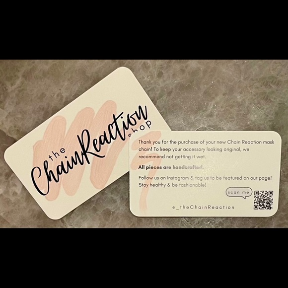 Geometric Mask Chain - Picture 3 of 3